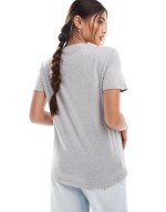 ultimate cotton t-shirt with crew neck in grey marl