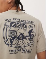 next stop graphic back print t-shirt in grey