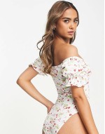 knot  bodysuit in multi