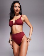 Premium mix & match bikini in burgundy