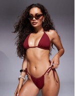 Premium mix & match bikini in burgundy